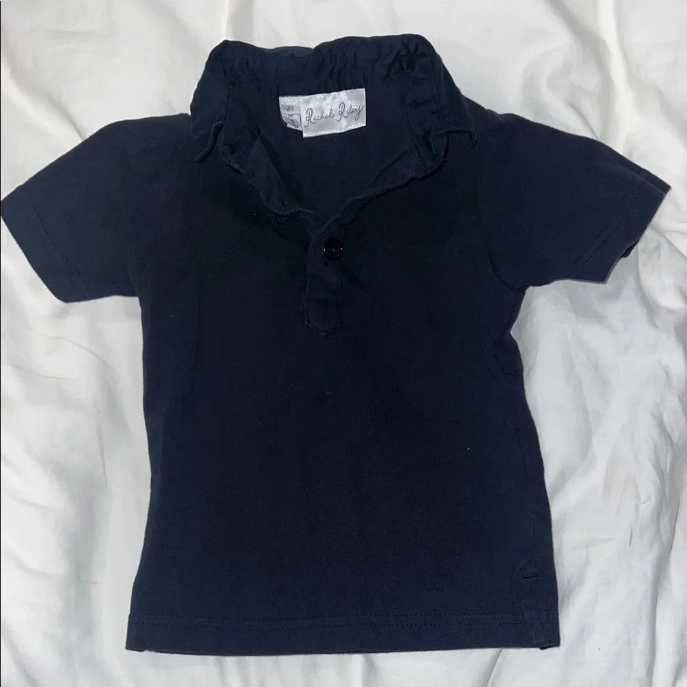 Midnight Blue Kids Polo Shirt by Rachel Riley